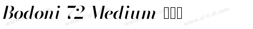 Bodoni 72 Medium字体转换